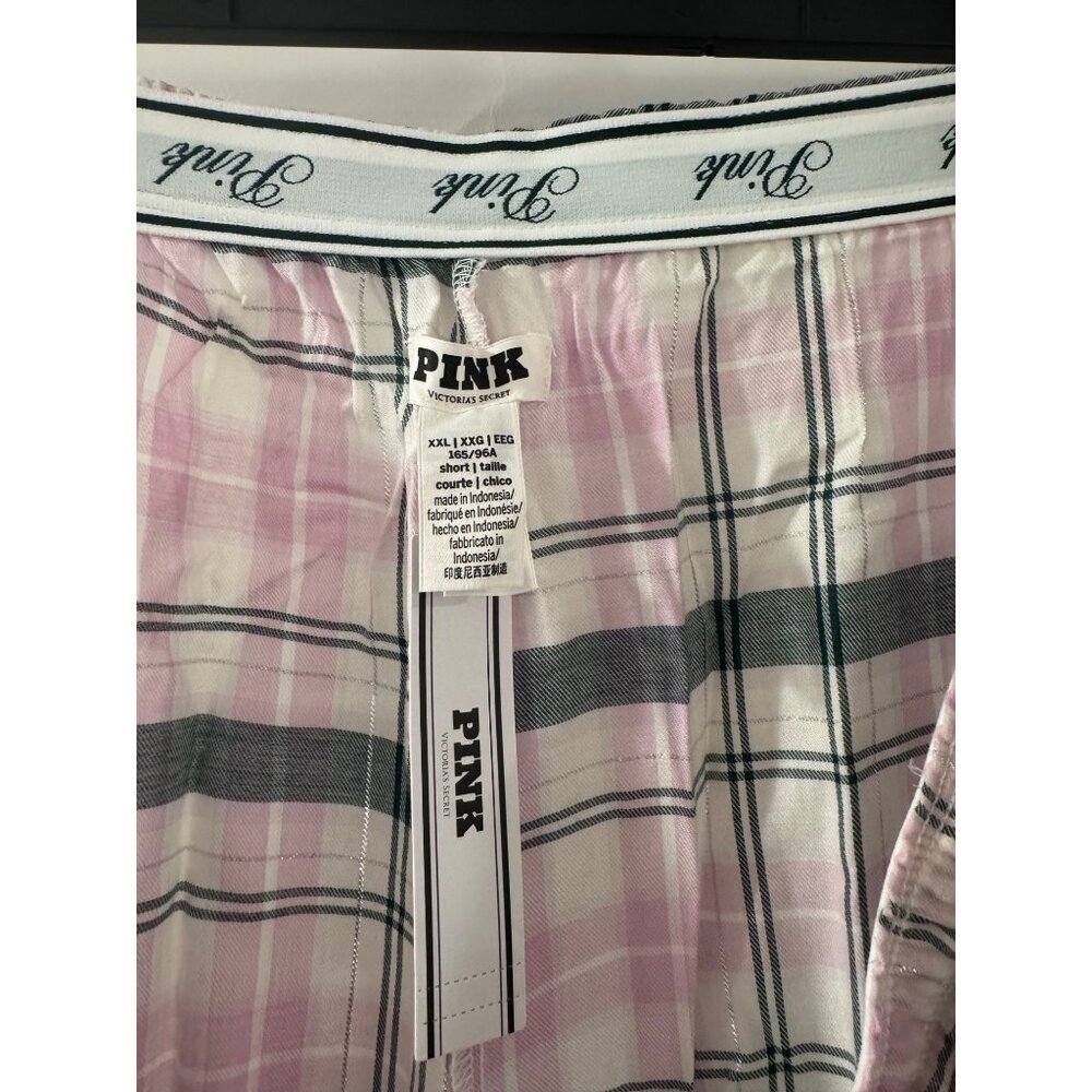 Victorias Secret Pink Plaid Pajama Pants XXL - Picture 3 of 4